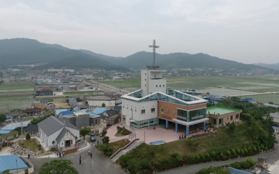 염산교회3-교회 부감